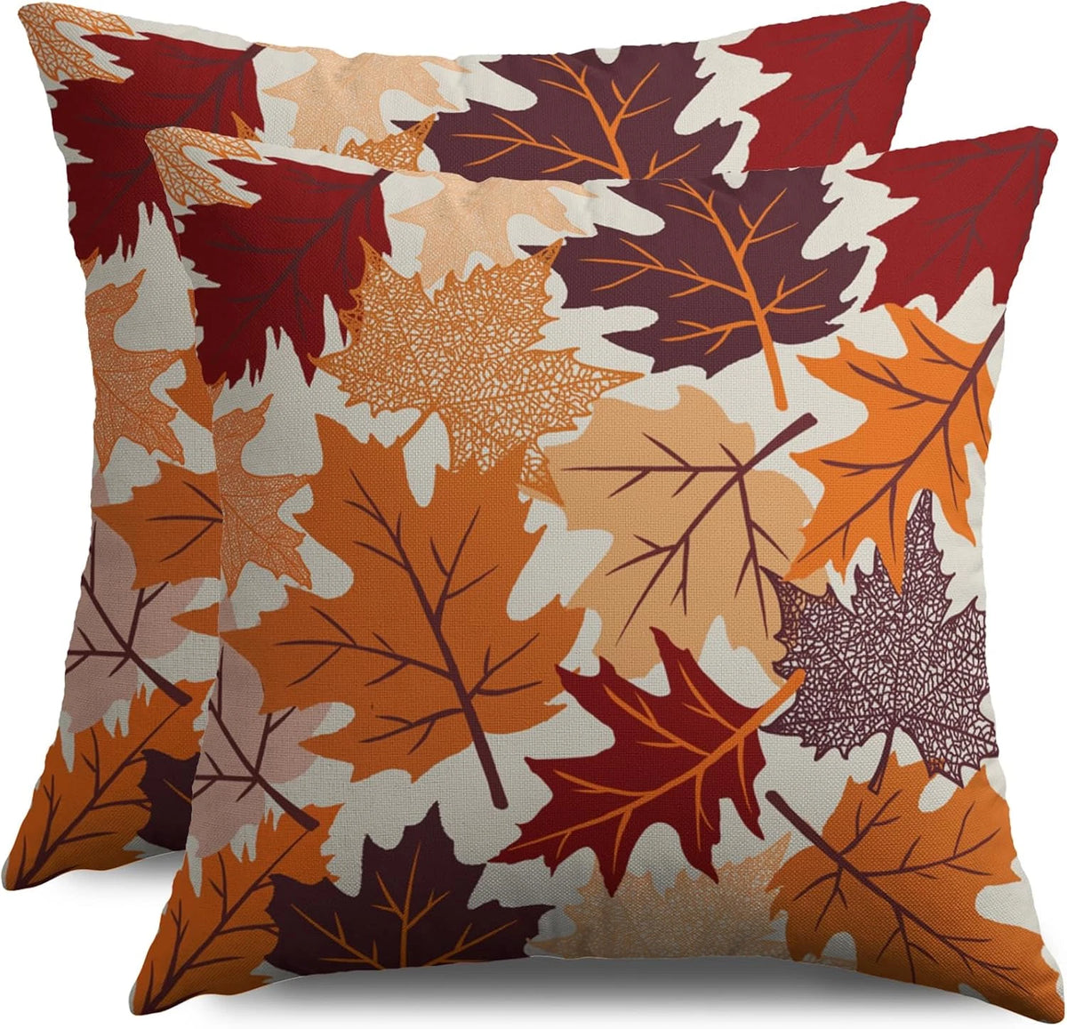 Fall Leaves Cushion Cover Pack of 2