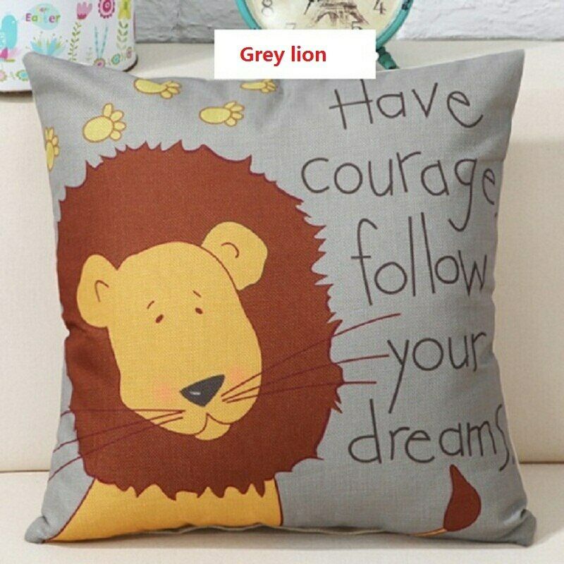 Cute Animals Cushion Covers (Pack of 6)