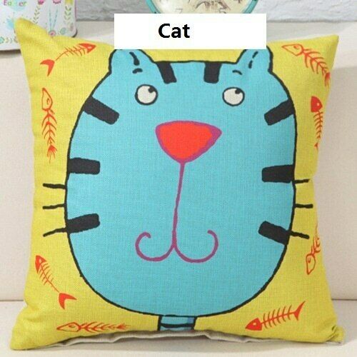 Cute Animals Cushion Covers (Pack of 6)