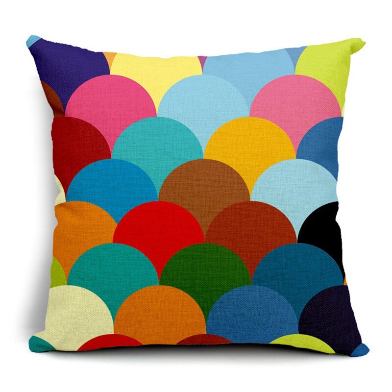 Colorful Geometry Cushion covers (Pack of 6)