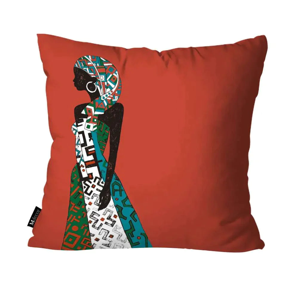 AFRICAN LADIES IN RED (PACK OF 3)