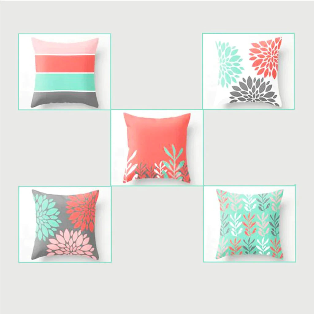 FRESH SPRING CUSHION COVER (PACK OF 5)