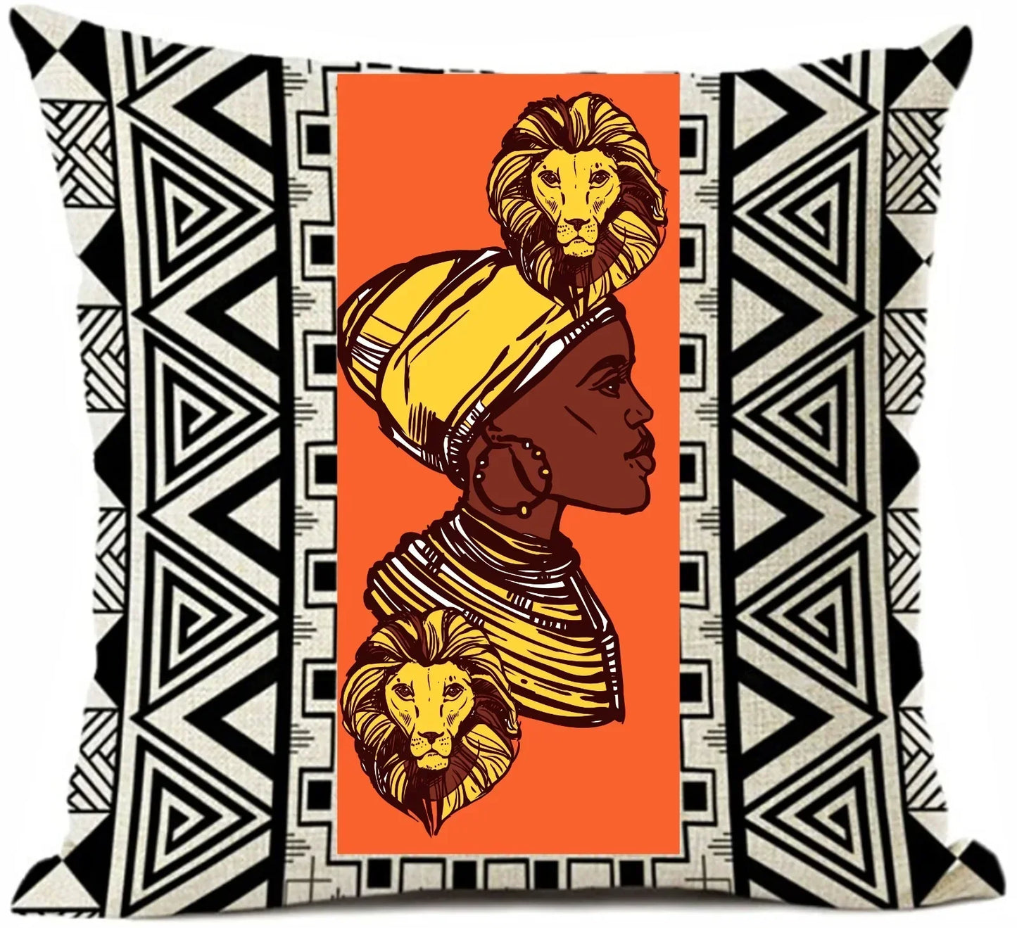 AFRICAN ETHNIC CUSHION COVERS (PACK OF 4)