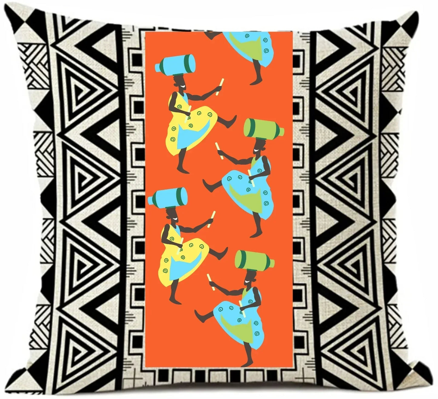 AFRICAN ETHNIC CUSHION COVERS (PACK OF 4)