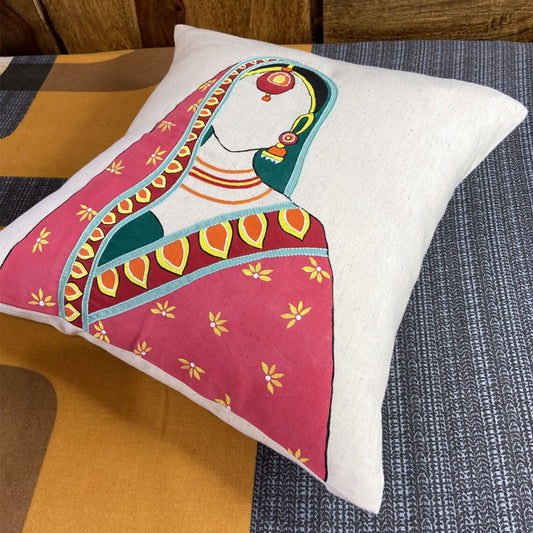 Indian Bride Cushion Covers - Pack of 3