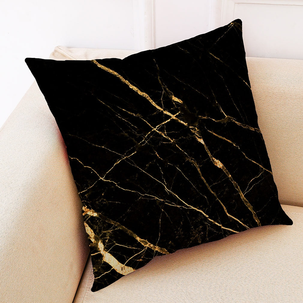 Marble Pattern Cushion Covers Pack of 4